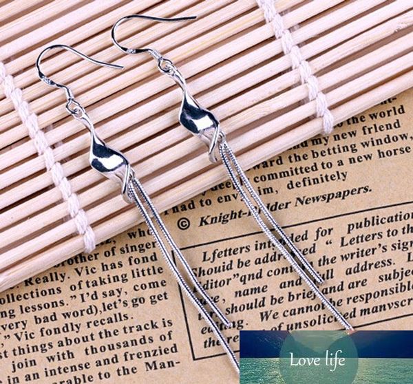 fashion women silver color chain pending long earrings for female tassel hanging jewelry
fashion women silver color chain pending long earrings for female tassel hanging jewelry