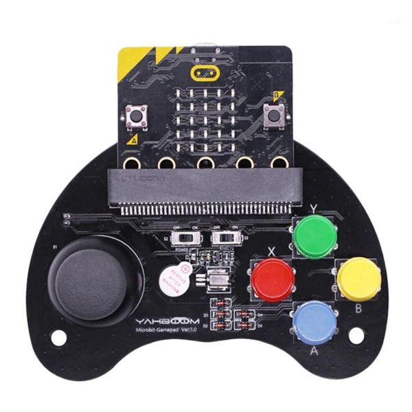 for micro:bit robot control handle game joystick stem education graphic programmable handle game machine toy(without micro:bit)1
for micro:bit robot control handle game joystick stem education graphic programmable handle game machine toy(without micro:bit)1