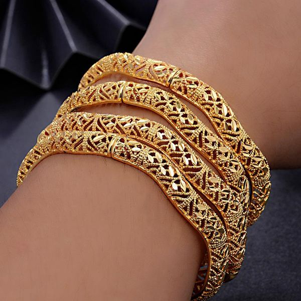 wando 4pcs/lot dubai gold color bangles for women vintage bride wedding bracelet bangles africa arab jewelry, Black
wando 4pcs/lot dubai gold color bangles for women vintage bride wedding bracelet bangles africa arab jewelry, Black