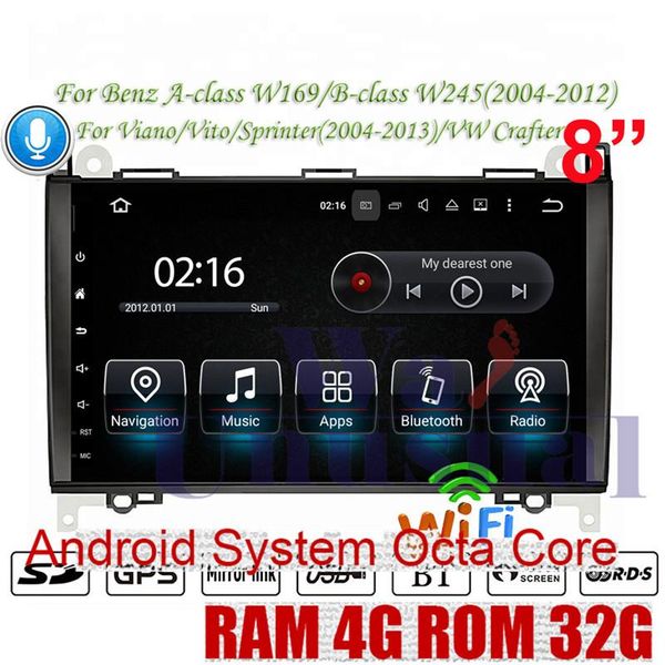 wanusual android 8.0 автомобильный gps для a-класса w169 b-класс w245 (2004-2012) viano / vito sprinter 2004-2013 для vw crafter no dvd
wanusual android 8.0 автомобильный gps для a-класса w169 b-класс w245 (2004-2012) viano / vito sprinter 2004-2013 для vw crafter no dvd