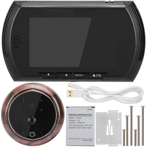doorbells 4.3inch smart door viewer hd colors screen 1.3mp 140 degree wide angl camera video doorbell ir night vision pir home security1
doorbells 4.3inch smart door viewer hd colors screen 1.3mp 140 degree wide angl camera video doorbell ir night vision pir home security1