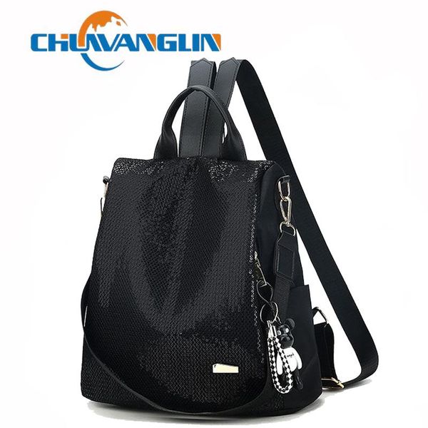 chuwanglin women's backpack fashion trend sequins backpack casual wild multi-purpose travel soft large capacit d62207
chuwanglin women's backpack fashion trend sequins backpack casual wild multi-purpose travel soft large capacit d62207