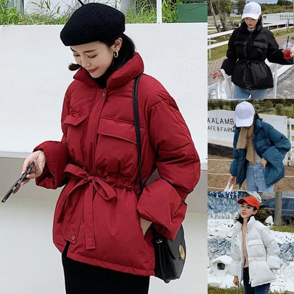 women's jackets womail winter coat women elegant 2021 pocket slim fashion long sleeves down jacket ladies casual solid button belt, Black;brown
women's jackets womail winter coat women elegant 2021 pocket slim fashion long sleeves down jacket ladies casual solid button belt, Black;brown