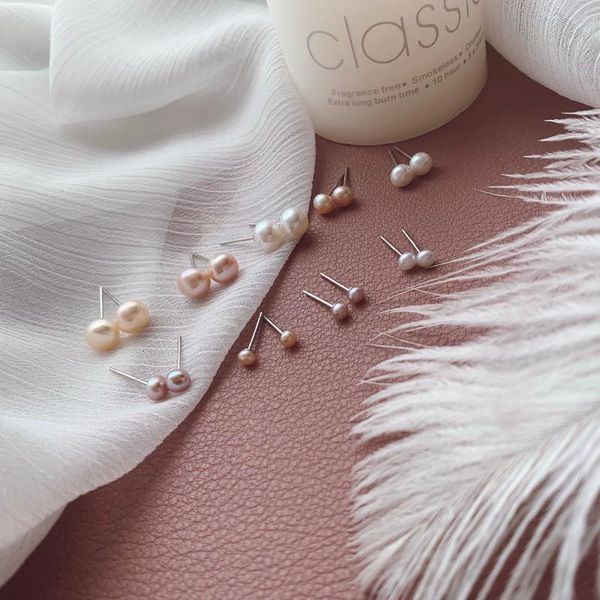 genuine fresh water pearl stud earrings women 7mm/5mm/3mm white pink pearls 925 sterling silver female party jewelry, Golden;silver
genuine fresh water pearl stud earrings women 7mm/5mm/3mm white pink pearls 925 sterling silver female party jewelry, Golden;silver