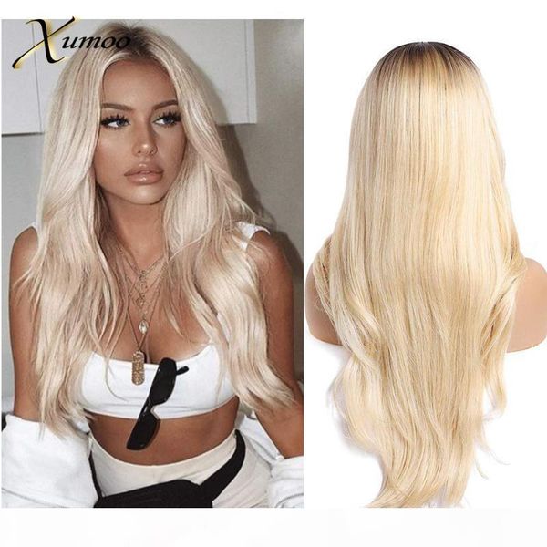 xumoo blonde long wavy human hair wigs 1b 613 dark roots natural body wave wig 13x4 lace front wigs for women, Black;brown
xumoo blonde long wavy human hair wigs 1b 613 dark roots natural body wave wig 13x4 lace front wigs for women, Black;brown