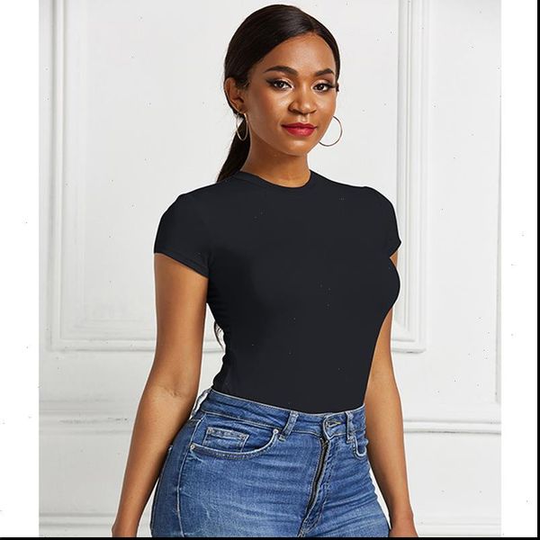 women bodysuit short sleeve romper summer solid jumpsuits casual basic o neck bottoming shirt bodycon ladies body bodysuits, Black;white
women bodysuit short sleeve romper summer solid jumpsuits casual basic o neck bottoming shirt bodycon ladies body bodysuits, Black;white