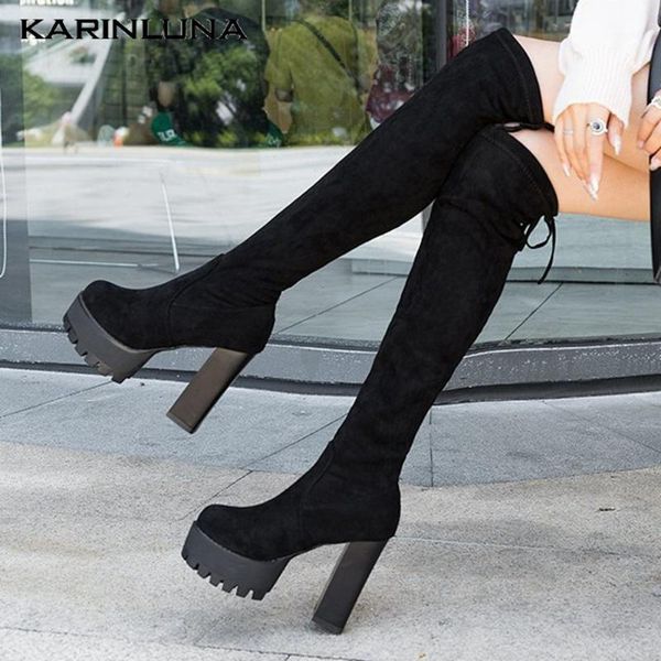 boots drop gothic fashion shoes women thigh flock platform round toe thick high heels over-the-knee booties1, Black
boots drop gothic fashion shoes women thigh flock platform round toe thick high heels over-the-knee booties1, Black