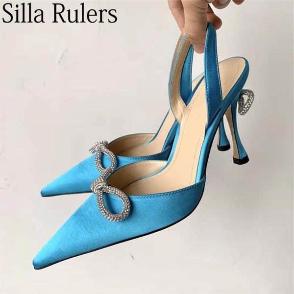 new stain rhinestone bow back strap summer sandals woman pointed toe rhinestone bow heels party shoes woman runway wedinng shoes, Black
new stain rhinestone bow back strap summer sandals woman pointed toe rhinestone bow heels party shoes woman runway wedinng shoes, Black