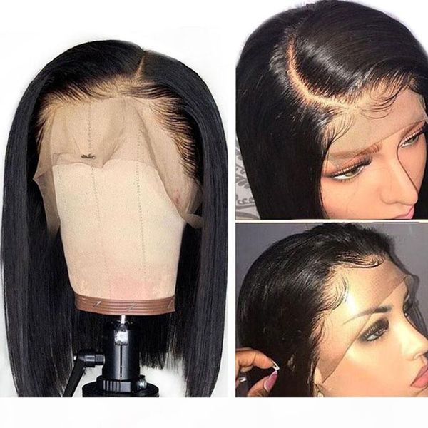 soft human hair short bob wigs for black women peruvian straight hair wig with baby hair remy human 4x13 lace front wigs, Black;brown
soft human hair short bob wigs for black women peruvian straight hair wig with baby hair remy human 4x13 lace front wigs, Black;brown