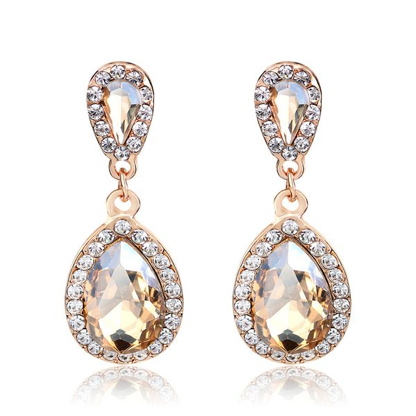 new bohemian long waterdrop crystal drop dangle earrings kc gold plated cz zircon earring for women fashion jewelry accessories gift, Silver 
new bohemian long waterdrop crystal drop dangle earrings kc gold plated cz zircon earring for women fashion jewelry accessories gift, Silver