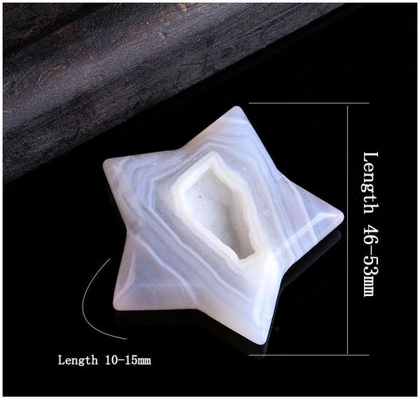 1pc natural crystal agate five-pointed star gem material wedding and new year decorations christmas gifts decorative acc qyledu, Black
1pc natural crystal agate five-pointed star gem material wedding and new year decorations christmas gifts decorative acc qyledu, Black