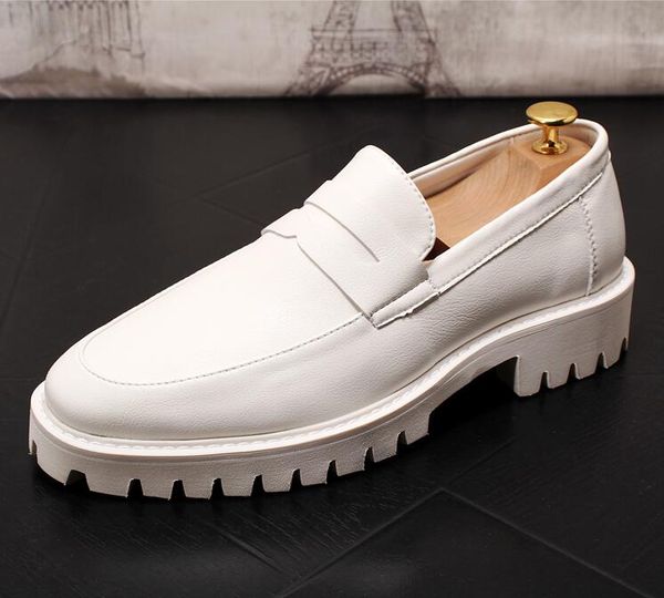 brand designer men shoe leather loafers thick soled low help casual board shoes dah3, Black
brand designer men shoe leather loafers thick soled low help casual board shoes dah3, Black