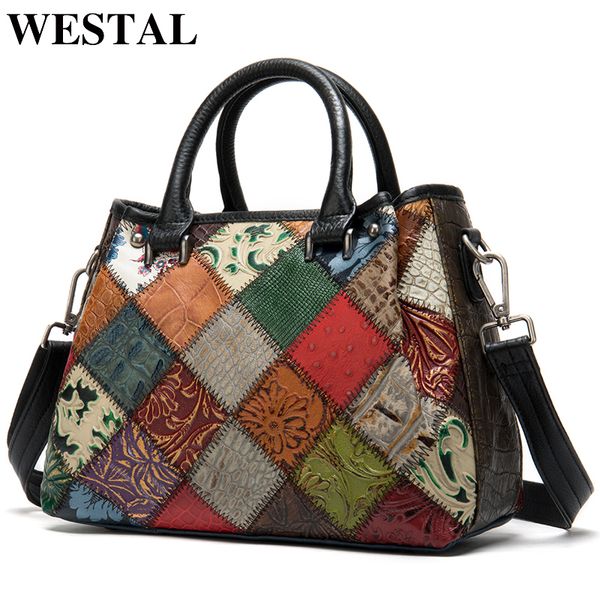 westal women's genuine leather handbag large bag for women's shoulder bags patchwork designer leather bag women totes bags 203 c01
westal women's genuine leather handbag large bag for women's shoulder bags patchwork designer leather bag women totes bags 203 c01
