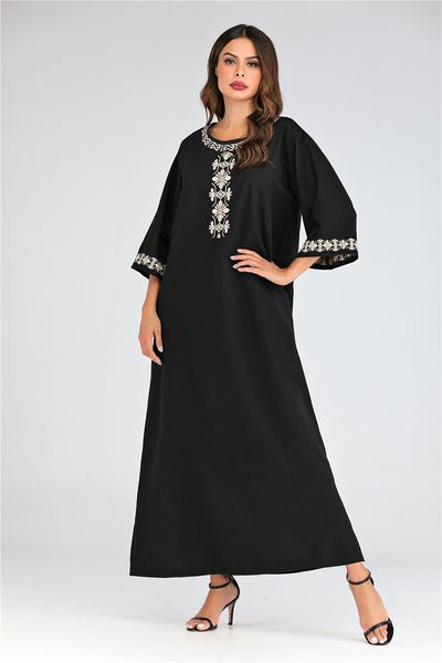 eid women muslim hijab dress elegant abaya embroidery moroccan kaftan musulman djellaba jubah long vestidos islamic clothing, Black;gray
eid women muslim hijab dress elegant abaya embroidery moroccan kaftan musulman djellaba jubah long vestidos islamic clothing, Black;gray