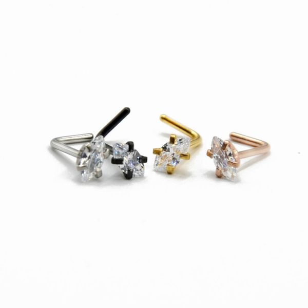 bog-24pcs/box 316l surgical steel prong set marquise gem l shape nose bone ring labret lip ring ear tragus cartilage earring 16g q jllqow, Silver
bog-24pcs/box 316l surgical steel prong set marquise gem l shape nose bone ring labret lip ring ear tragus cartilage earring 16g q jllqow, Silver