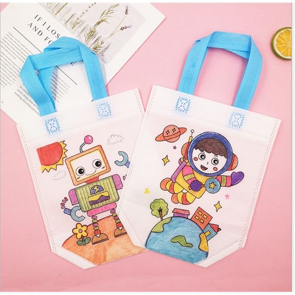 graffiti bag diy handmade coloring painting puzzles children arts crafts color filling drawing toy kindergarten non-woven handbags g20305, Black
graffiti bag diy handmade coloring painting puzzles children arts crafts color filling drawing toy kindergarten non-woven handbags g20305, Black