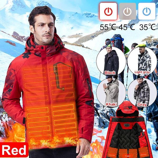 outdoor t-shirts 3 modes usb electric heated coats men women winter warm smart heating jacket fishing hunting hiking vest waterproof, Gray;blue
outdoor t-shirts 3 modes usb electric heated coats men women winter warm smart heating jacket fishing hunting hiking vest waterproof, Gray;blue