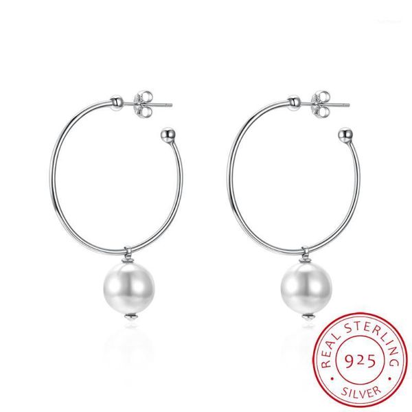 inalis 925 sterling silver wedding women's pearl hoop earrings fashion jewelry for women for a girl1, Golden;silver
inalis 925 sterling silver wedding women's pearl hoop earrings fashion jewelry for women for a girl1, Golden;silver