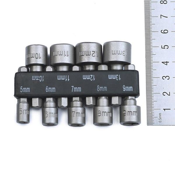 hip 9pcs 5-13mm hexagon handle socket wrench screwdriver set bit set for electric screwdriver hand tools no magnetic
hip 9pcs 5-13mm hexagon handle socket wrench screwdriver set bit set for electric screwdriver hand tools no magnetic