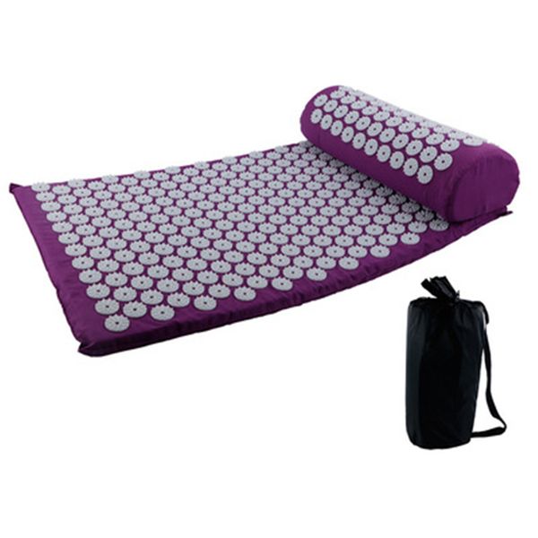 acupuncture massage yoga mat with pillow 26*17 inch massage mat acupressure relieve back body pain relax spike mat with bag
acupuncture massage yoga mat with pillow 26*17 inch massage mat acupressure relieve back body pain relax spike mat with bag