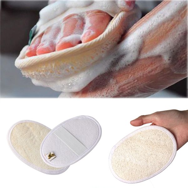 1pc soft exfoliating loofah natural sponge strap handle shower massage brush skin body bathing washing accessories
1pc soft exfoliating loofah natural sponge strap handle shower massage brush skin body bathing washing accessories