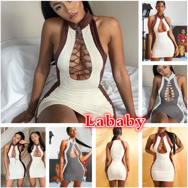 popular in spring and summer 2021 new slim lace up hollow contrast stand collar sleeveless dress skirt, Black;gray
popular in spring and summer 2021 new slim lace up hollow contrast stand collar sleeveless dress skirt, Black;gray