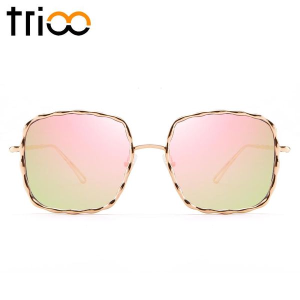 sunglasses trioo chic spiral sun glasses women square mirror pink color lens feminino lunette eyewear, White;black
sunglasses trioo chic spiral sun glasses women square mirror pink color lens feminino lunette eyewear, White;black