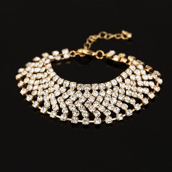 wedding jewelry silver plated full crystal rhinestones bracelets for women fashion bridal jewelry, Black
wedding jewelry silver plated full crystal rhinestones bracelets for women fashion bridal jewelry, Black