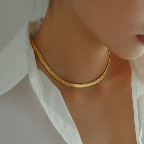 2021 new yellow gold fashion link chain choker layer necklace for women charm necklace collares jewelry women snake chian, Silver
2021 new yellow gold fashion link chain choker layer necklace for women charm necklace collares jewelry women snake chian, Silver