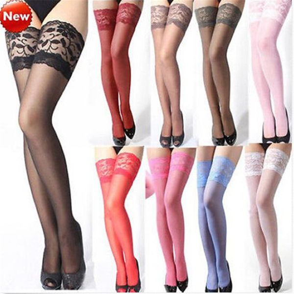 long stockings womens lace silicon strap anti-skid thigh high over knee socks nightclubs hosiery medias de mujer, Red;black
long stockings womens lace silicon strap anti-skid thigh high over knee socks nightclubs hosiery medias de mujer, Red;black