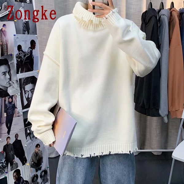 men's sweaters zongke solid knitted sweater men clothing mens turtleneck pull clothes pullover 2021 autumn winter -3xl, White;black
men's sweaters zongke solid knitted sweater men clothing mens turtleneck pull clothes pullover 2021 autumn winter -3xl, White;black