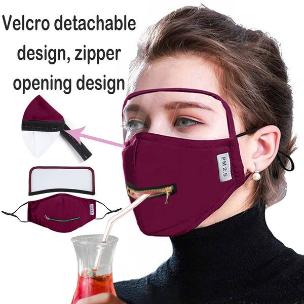 zipper opening newdesign cotton mouth protective face mask with eyes shield detachable cubre bocas lavable #ew
zipper opening newdesign cotton mouth protective face mask with eyes shield detachable cubre bocas lavable #ew
