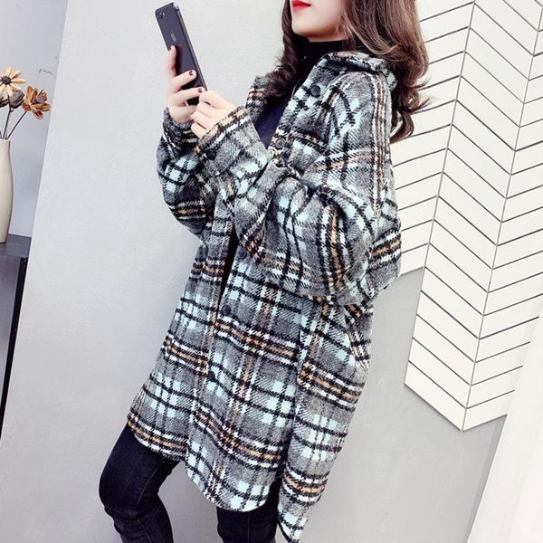 xuxi 2020 women new spring autumn windbreaker coat color plush long sleeve plaid manteau femme fashion female coats fz07921, Tan;black
xuxi 2020 women new spring autumn windbreaker coat color plush long sleeve plaid manteau femme fashion female coats fz07921, Tan;black