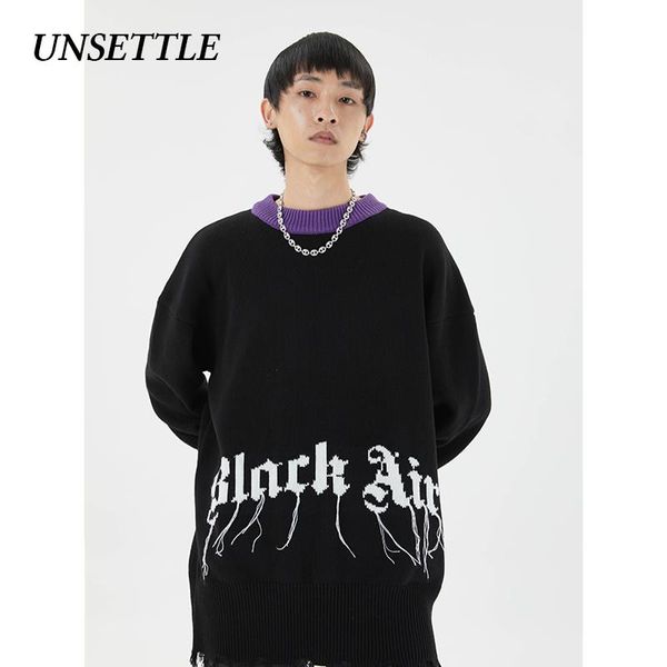 2020 autumn/winter vintage gothic men sweater patchwork harajuku hip hop streetwear pullover oversized sweater women casual, White;black
2020 autumn/winter vintage gothic men sweater patchwork harajuku hip hop streetwear pullover oversized sweater women casual, White;black