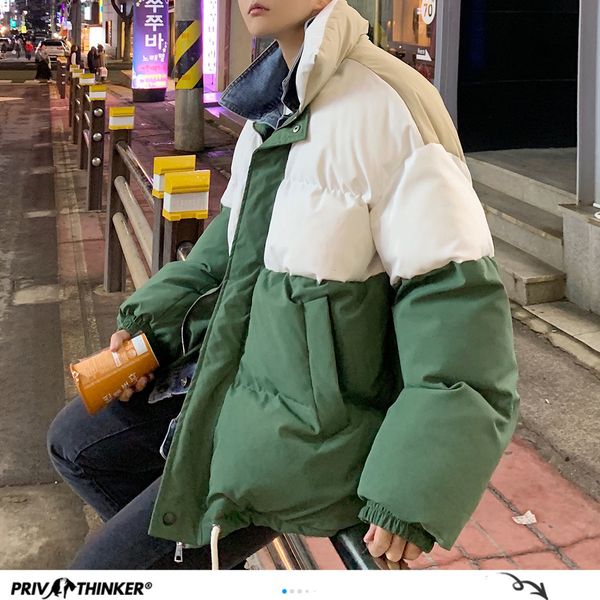 2021 new privathink winter new men's casual oversize thickened parkas woman warm korean streetwear coats male fashion clothing qo31, Black
2021 new privathink winter new men's casual oversize thickened parkas woman warm korean streetwear coats male fashion clothing qo31, Black
