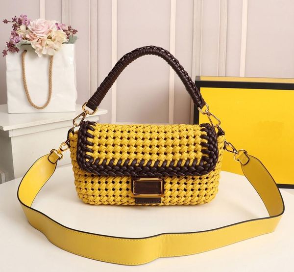 2020 new luxury women messenger bag real leather woven knitted crossbody shoulder bag brand tote female handmade yellow
2020 new luxury women messenger bag real leather woven knitted crossbody shoulder bag brand tote female handmade yellow