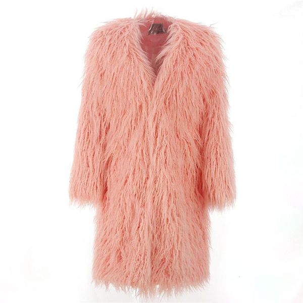 2020 new winter women solid color slim faux fur coat female fashion casual outerwear ladies elegant warm coat1, Black
2020 new winter women solid color slim faux fur coat female fashion casual outerwear ladies elegant warm coat1, Black