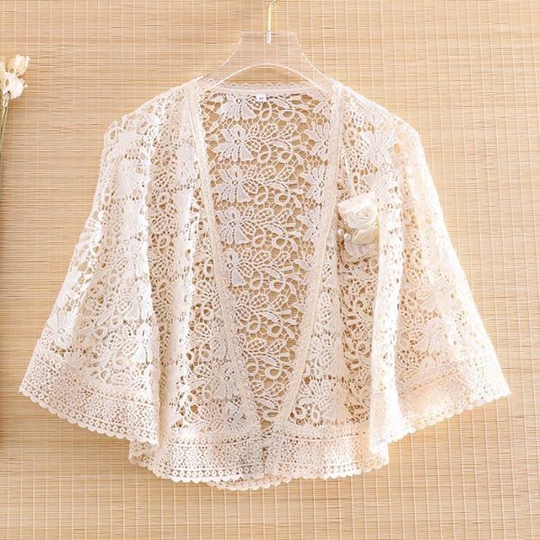 high-end spring and summer hollow out lace cape elegant lady loose white jacket coat for women s-l1, Red
high-end spring and summer hollow out lace cape elegant lady loose white jacket coat for women s-l1, Red