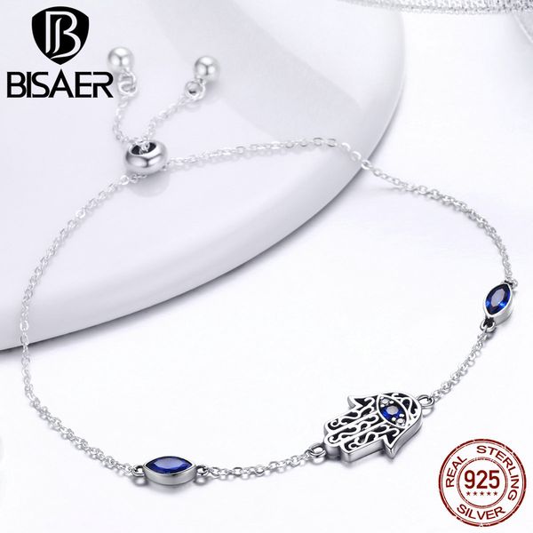 bisaer 925 sterling silver hamsa hand fatima hand chain link bracelets pulseira lucky female women bracelets fine jewelry ecb076 1028, Black
bisaer 925 sterling silver hamsa hand fatima hand chain link bracelets pulseira lucky female women bracelets fine jewelry ecb076 1028, Black