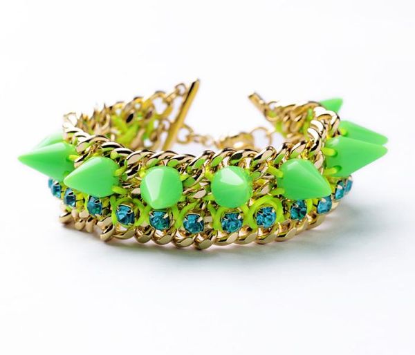 link, chain style of the test wholesale women green resin rope shiny gold color bracelet, Black
link, chain style of the test wholesale women green resin rope shiny gold color bracelet, Black