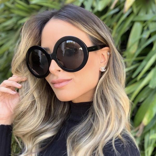 oversized round sunglasses fashion women large size big retro green sun glasses lady female vintage brand designer goggle uv400, White;black
oversized round sunglasses fashion women large size big retro green sun glasses lady female vintage brand designer goggle uv400, White;black