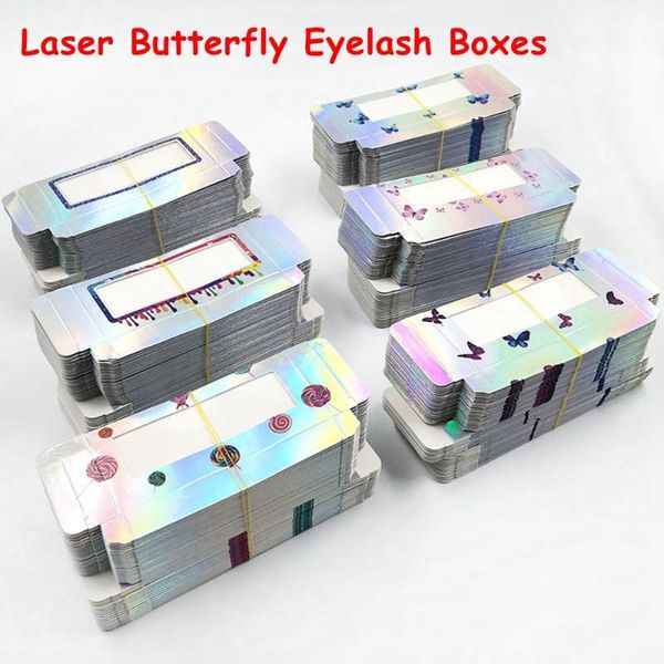 false eyelashes 5/10pcs butterfly/lollipop/people pattern laser holographic eyelash packaging box wholesale bulk empty rectangle boxes
false eyelashes 5/10pcs butterfly/lollipop/people pattern laser holographic eyelash packaging box wholesale bulk empty rectangle boxes
