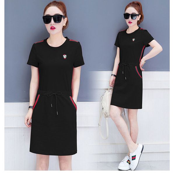 summer new style loose waist casual western style large size women's dress covering belly and slimming age reduction dress, Black;gray
summer new style loose waist casual western style large size women's dress covering belly and slimming age reduction dress, Black;gray