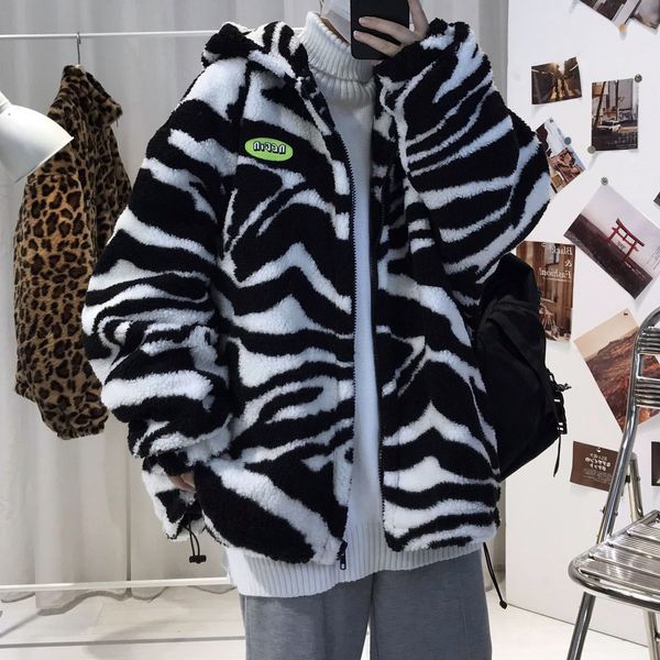2021 new winter new stripe men's zebra cotton bun double suit jacket with hoodie parka frete white dp3q, Black
2021 new winter new stripe men's zebra cotton bun double suit jacket with hoodie parka frete white dp3q, Black
