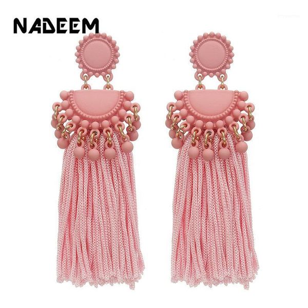 boho long multi tassel earrings 2020 trendy black pink dangles beads tassel ear broncos silk fringed earring jewellery for women1, Silver
boho long multi tassel earrings 2020 trendy black pink dangles beads tassel ear broncos silk fringed earring jewellery for women1, Silver