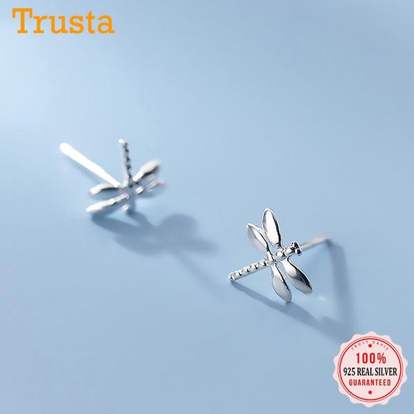 stud trustdavis real 925 sterling silver fashion cute tiny insect dragonfly earrings for women wedding birthday present ds181, Golden;silver
stud trustdavis real 925 sterling silver fashion cute tiny insect dragonfly earrings for women wedding birthday present ds181, Golden;silver