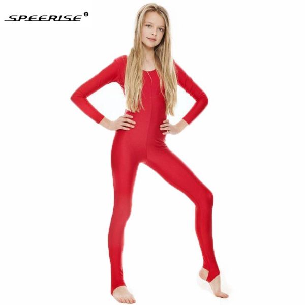 speerise childrens girls dance gymnastics long sleeve unitard catsuit stirrup nylon lycra dance girls show stage wear leotard, Black;red
speerise childrens girls dance gymnastics long sleeve unitard catsuit stirrup nylon lycra dance girls show stage wear leotard, Black;red