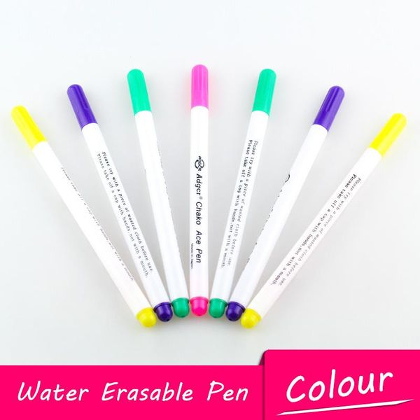 3 pcs water erasable pens 7 colors sewing accessories marker marking pens needlework home tools cross stitch, Black
3 pcs water erasable pens 7 colors sewing accessories marker marking pens needlework home tools cross stitch, Black
