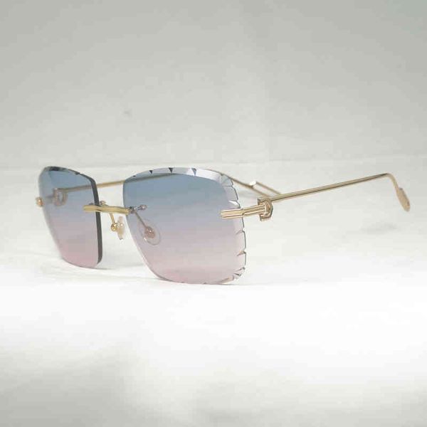 2022 factory wholesale new vintage oversize sunglasses men diamond cut gafas retro metal shades women goggles for outdoor rimless glasses, White;black
2022 factory wholesale new vintage oversize sunglasses men diamond cut gafas retro metal shades women goggles for outdoor rimless glasses, White;black