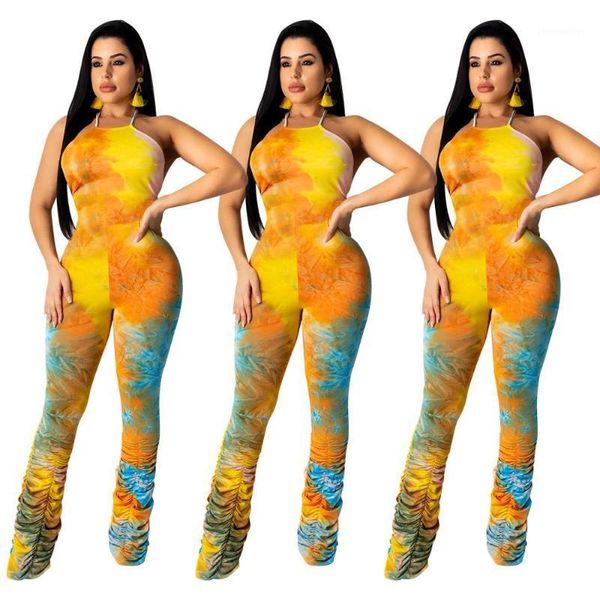 women's jumpsuits & rompers fashionable women pleated tapered sknny lady halter sleeveless stretchy bell bottom 2021 summer s1, Black;white
women's jumpsuits & rompers fashionable women pleated tapered sknny lady halter sleeveless stretchy bell bottom 2021 summer s1, Black;white